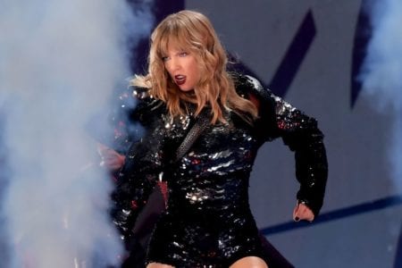 Taylor Swift is a willing warrior in pop stardom's celebrity death match